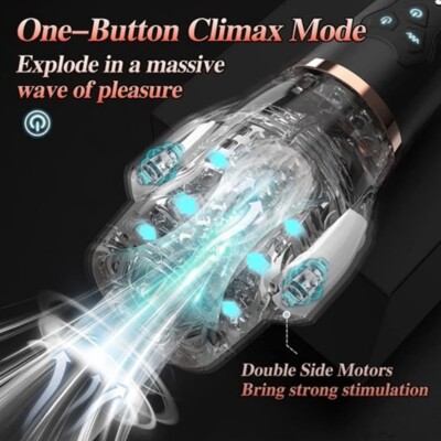 The Male Rose 2 - Male Masturbaters Automatic HandsFree Telescopic Cup  Sucking S