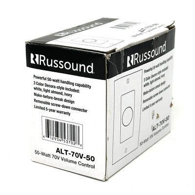 Russound ALT-70V-50 50-Watt 70V local or zone Volume Control