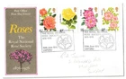 30/6/1976 UK GB FDC - Roses - Royal National Rose Soc. - Oxford Special Postmark