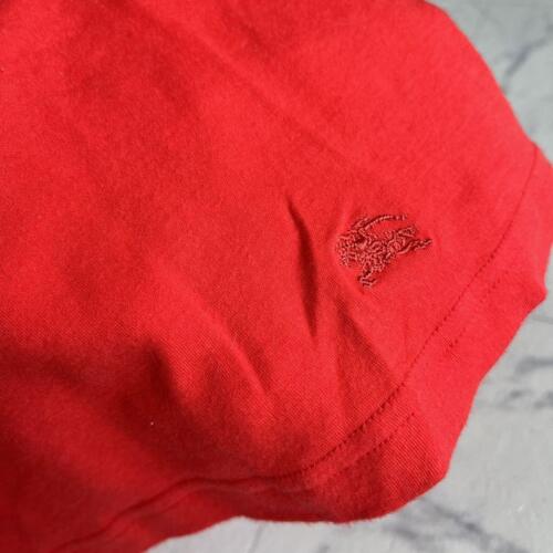 Burberry Blue Label Nova Check T-Shirt Cotton Red 38/US:S Authentic - Picture 13 of 24