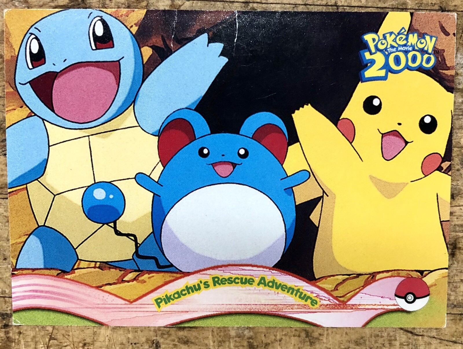 Pikachu’s Rescue Adventure 12 Pokemon the Movie 2000 Topps Ft Squirtle, Marill