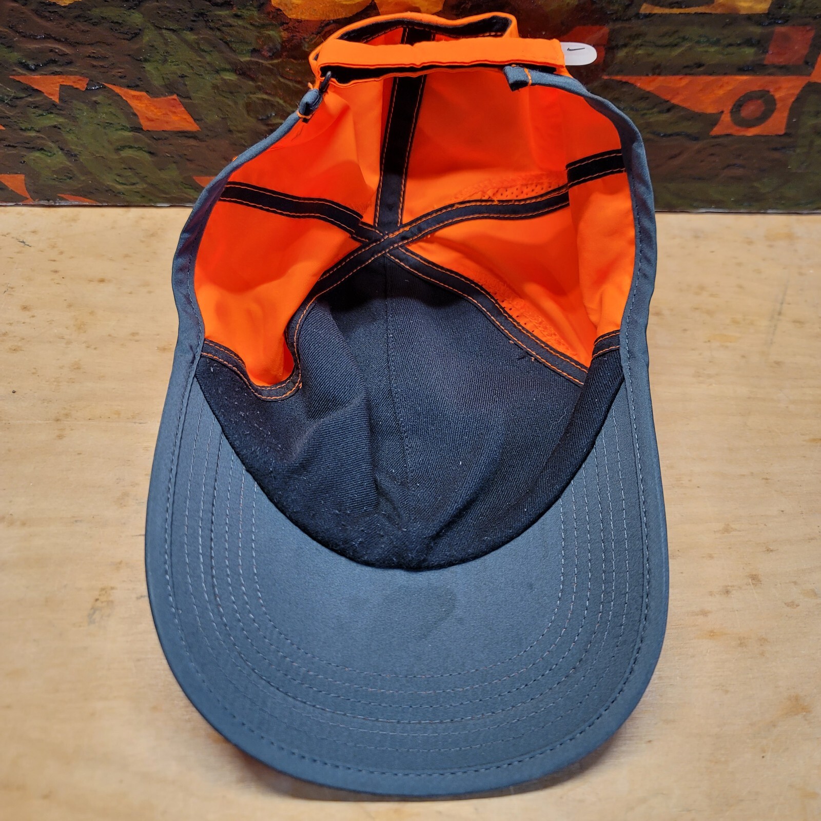 Nike Featherlight DriFit Runner Cap Hat Women's Adjustable Orange