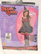 Kids Girls - Rubies Drama Rockin' Out Witch Halloween Costume Size Large 12-14