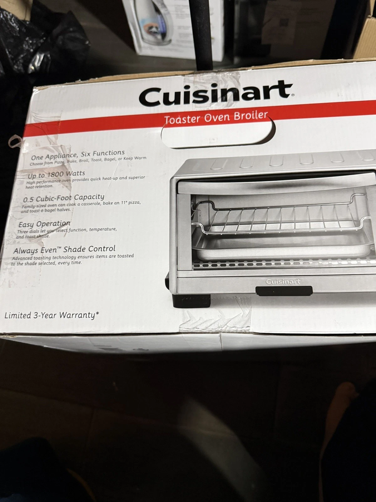 Cuisinart TOB-1010NAS Toaster Oven Broiler - Silver
Opens in a new window or tab