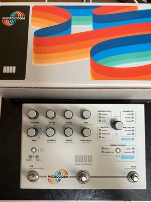 HOLOGRAM MICROCOSM DIGITAL LOOPER & GRANULAR GLITCH DELAY REVERB PEDAL
