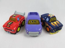VTech Go! Go! 3 Smart Wheels (2) Hot Rod Cars and Pickup Truck