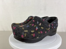 Dansko Shoes Women Size 37 Gray Professional Felt Clog Comfort Casual US 6.5-7