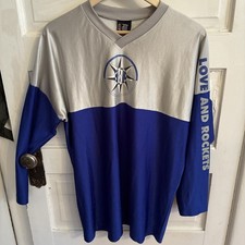Vintage Giant EXTREMELY RARE Love and Rockets Band Shirt Hockey Jersey SZ XL USA