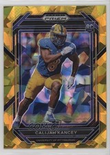 2023 Panini Prizm Draft Picks Gold Ice Prizm Calijah Kancey #185 1cg0