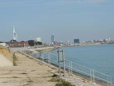 Photo A2 Looking to the Spinnaker Tower from Haslar sea wall Newtown/SZ c2013