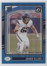 2024 Panini Donruss Optic Rated Rookie Aqua Prizm 280/299 Jonah Elliss #257 0r5l