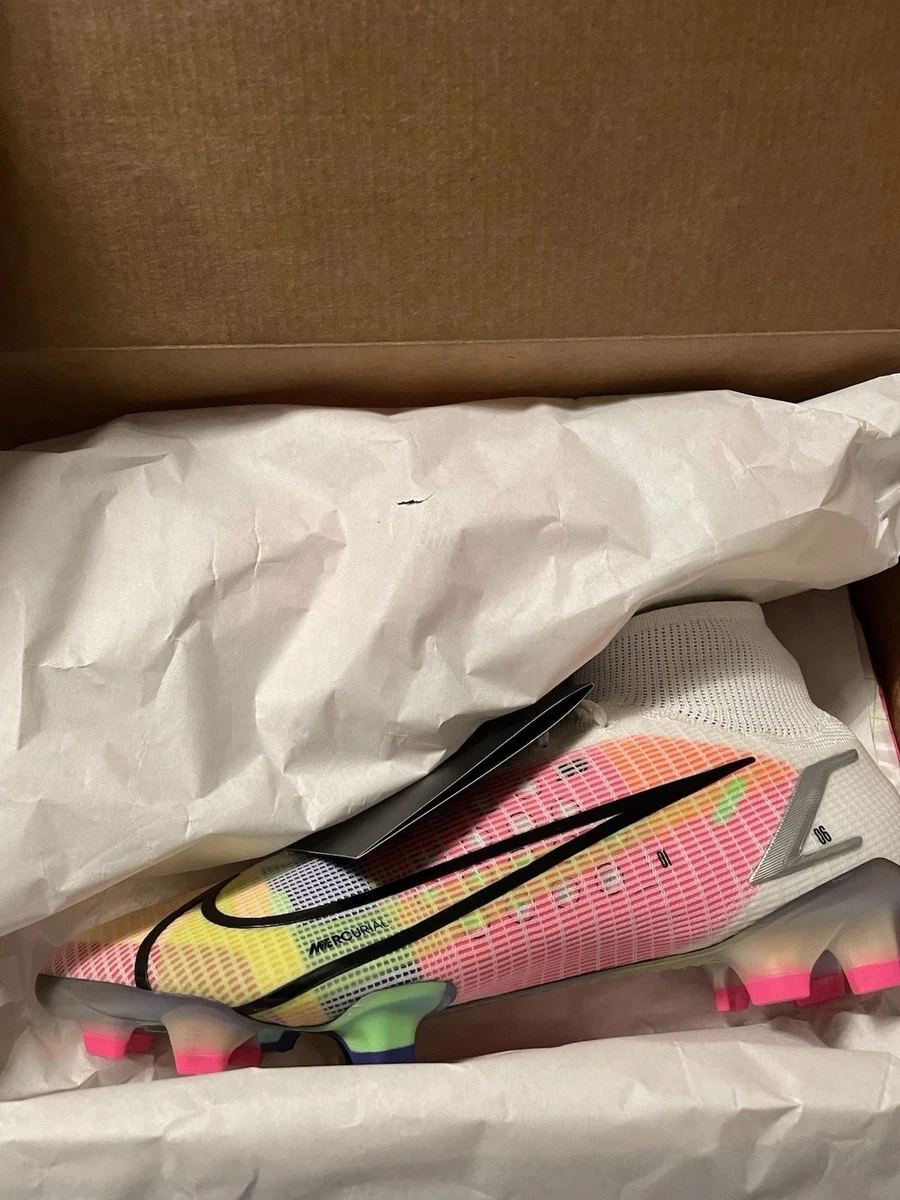 Preços baixos em Nike Mercurial Superfly 8 Elite FG White Dark