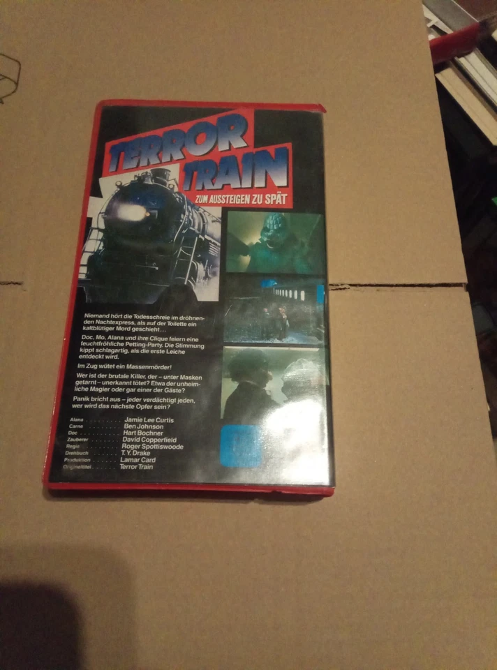 VHS Kassette - Terror Train - Jamie Lee Curtis - Softbox nicht gebrochen TOP! - Bild 2 von 4