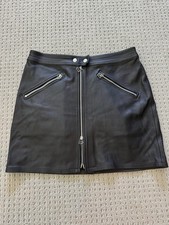 Rag And Bone Leather Skirt