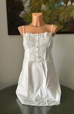 NWT Cosabella NARCISSA White Chemise, sz L