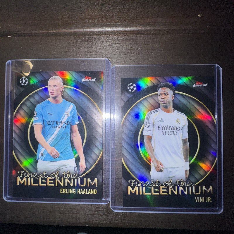 Topps Finest UCL 2023-24 Finest of the Millennium Insert Lot 2 FM-3 FM-7