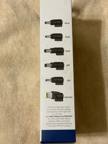 Insignia 90 W 10-Foot Universal Laptop Charger w/ Surge Protection NS-PWLC591 - Bild 2 von 4