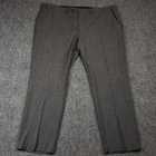 Lauren Ralph Lauren Dress Pants  Men 46 X 30 (fits 48 X 31) Gray Wool Blend Flat