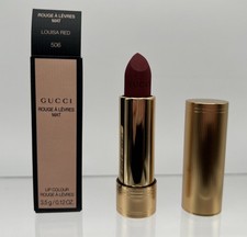Gucci Rouge A Levres Mat Lipstick Lip Colour Matte 506 LOUISA RED NEW IN BOX