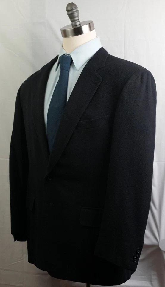 Casaco esportivo Zegna cashmere lã masculino preto blazer 42 R - Imagem 3 de 4