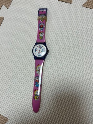 Doraemon Dorami-chan Watch Analog Pink/Navy Japan Character Jewelry