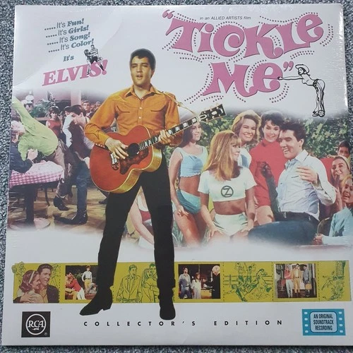 ELVIS PRESLEY "TICKLE ME" VERY RARE 2002 RCA BMG/CASTLE MUSIC VINYL LP. SEALED!