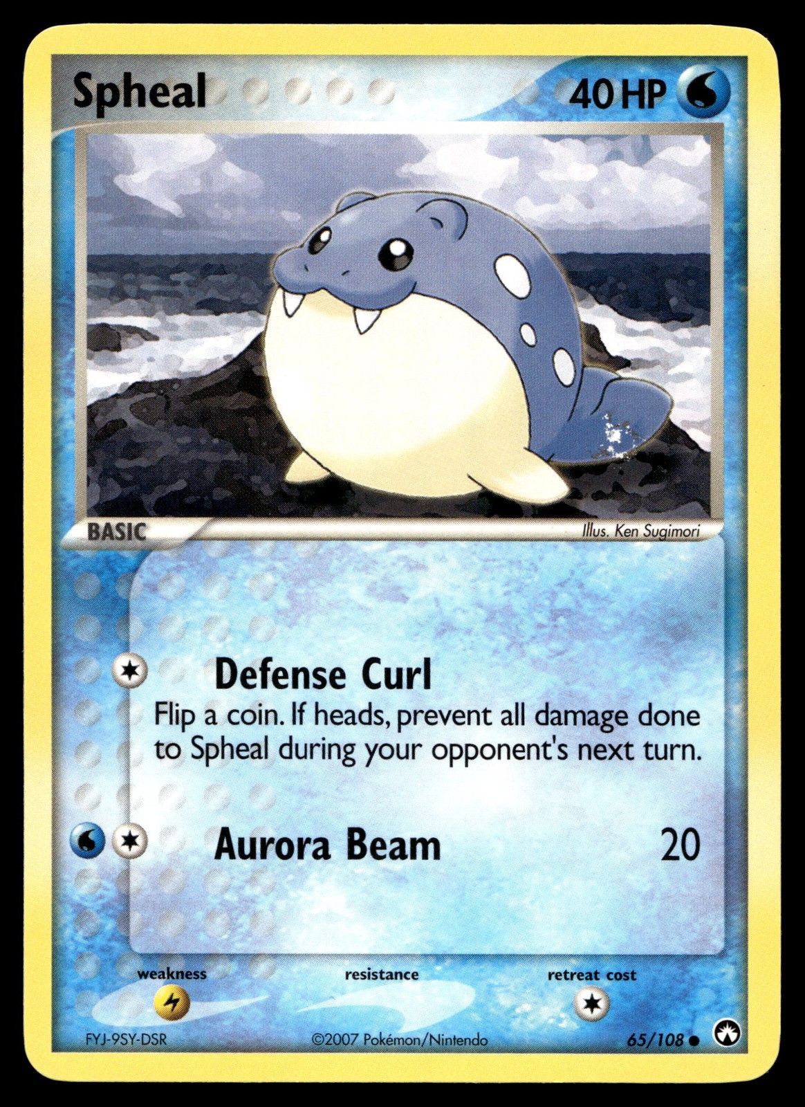 Spheal Pokemon Power Keepers 65/108 LP
