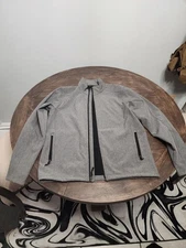 Men's Medium Port Authority Soft Shell Jacket-   Pearl Gray Heather