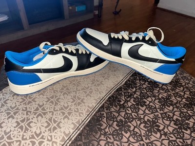 Size 9.5 - Jordan 1 Retro x Fragment Design x Travis Scott Low Blue