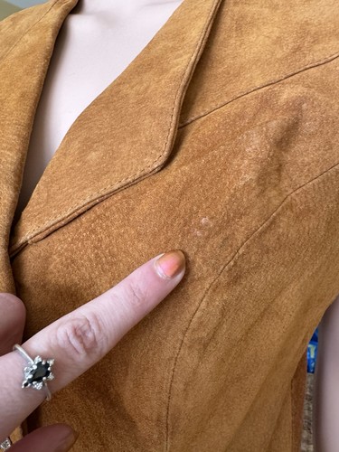 Vintage 90s Tan Suede Vest Top - Wilson’s Leather Hippie Boho Western - Bild 6 von 6