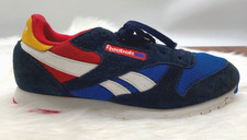 Reebok Shoes Youth Sz 4.5 Classic Sneakers Trainers Color Block Lace Up Low Top