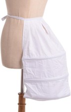 BBSET Victorian Double Pannier Hoop Skirt-Costume Cage Pannier Petticoat Skirt