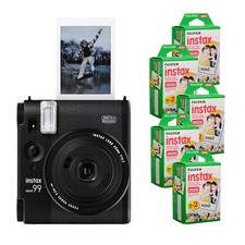 Fujifilm Instax Mini 99 Camera Black Instax Mini Instant Film 100 Sheets