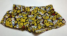 Build a Bear BBC Pudsey Yellow Shorts Boxers Pants Children In Need Outfit 