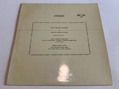 J.S. Bach   Organ Works Vol. 8 Part 2   1973   Musical Heritage Society MHS 643