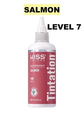 KISS TINTATION Semi-Permanent Hair Color 5 fl oz SALMON T460 Level: 7