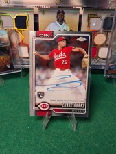 2026 Topps Chrome - Chase Burns - Rookie Auto #RA-CB Reds RC
