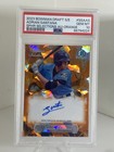 Adrian Santana 2023 Bowman Draft Orange Sapphire Selections Auto /25 PSA 10