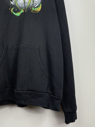 Vintage 90’s Alien Screen Stars Hoodie Distressed Skateboards Y2K Men’s Size XL - Picture 7 of 15