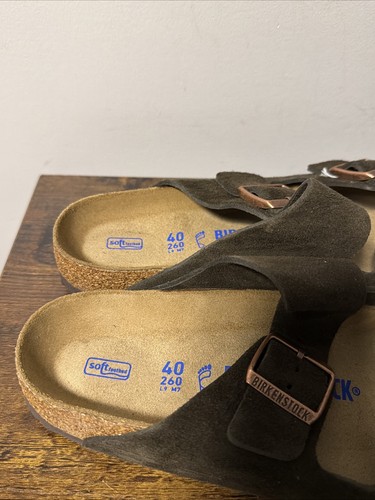 NEU Birkenstock Arizona BS Damen 9, Mokka Braun (Mokka) Wildleder Leder Sandalen - Bild 2 von 8