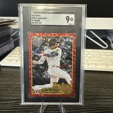 2024 Topps Now Juan Soto 89 Design Red Foil /5 Mint 9 #89B-4