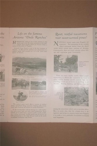 1927 "YOU'LL LIKE NOGALES" on the BORDER ARIZONA MEXICO WONDERLAND CLUB BROCHURE - Picture 3 of 5