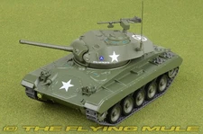 Motor City Classics 1:43 M24 Chaffee US Army 2nd Cav Reconnaissance Sqn Rita