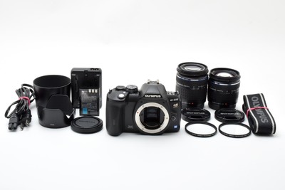 [MINT+++] Olympus E-510 10.0MP Digital Camera 14-42mm 40-150mm 2 Lens JAPAN A133