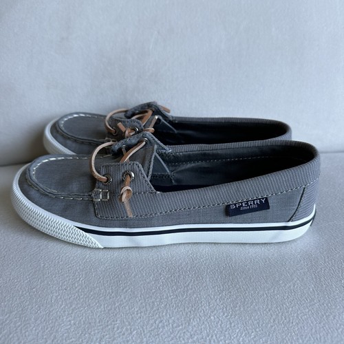 Sperry Damen Sneaker Tennis Farbe Grau Freizeit Slipper Memory Foam. Größe 6 - Bild 4 von 6