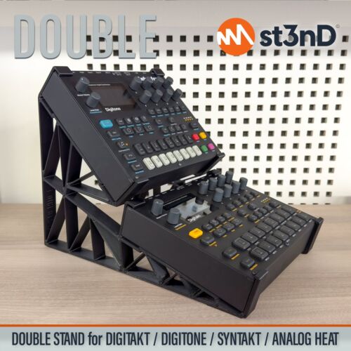 DOPPELSTÄNDER für ELEKTRON Digitakt / Digitone / Syntakt / Analog Heat Mk1 & Mk2 - Bild 3 von 10