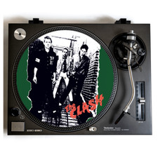THE CLASH Turntable Slipmat for Vinyl Records 12" DJ Slip Mat punk rock vinyls