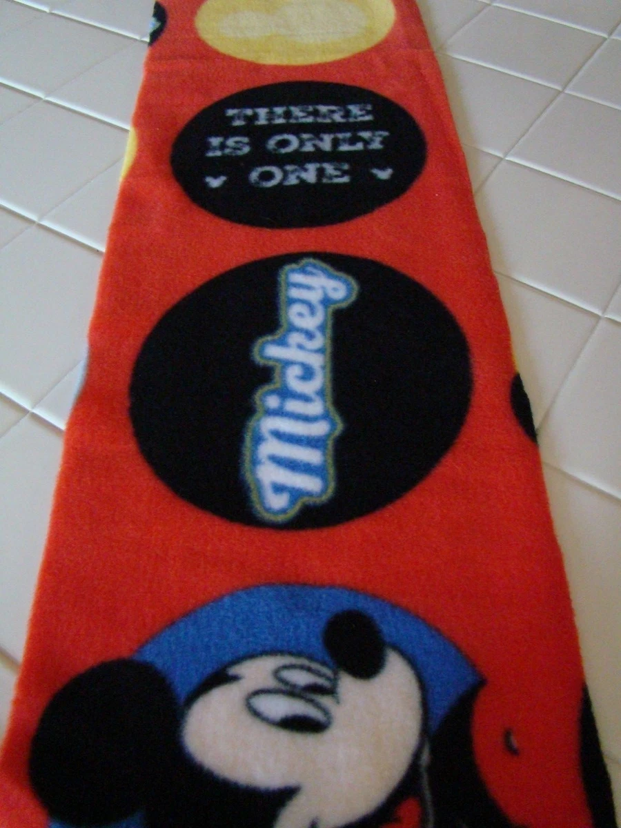 New Red Scarf Mickey Mouse Dots all over 60 L 9 W | eBay