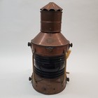 Antique Eli Griffiths &Sons Birmingham Brass Victorian Ship Oil Lamp Lantern 20"