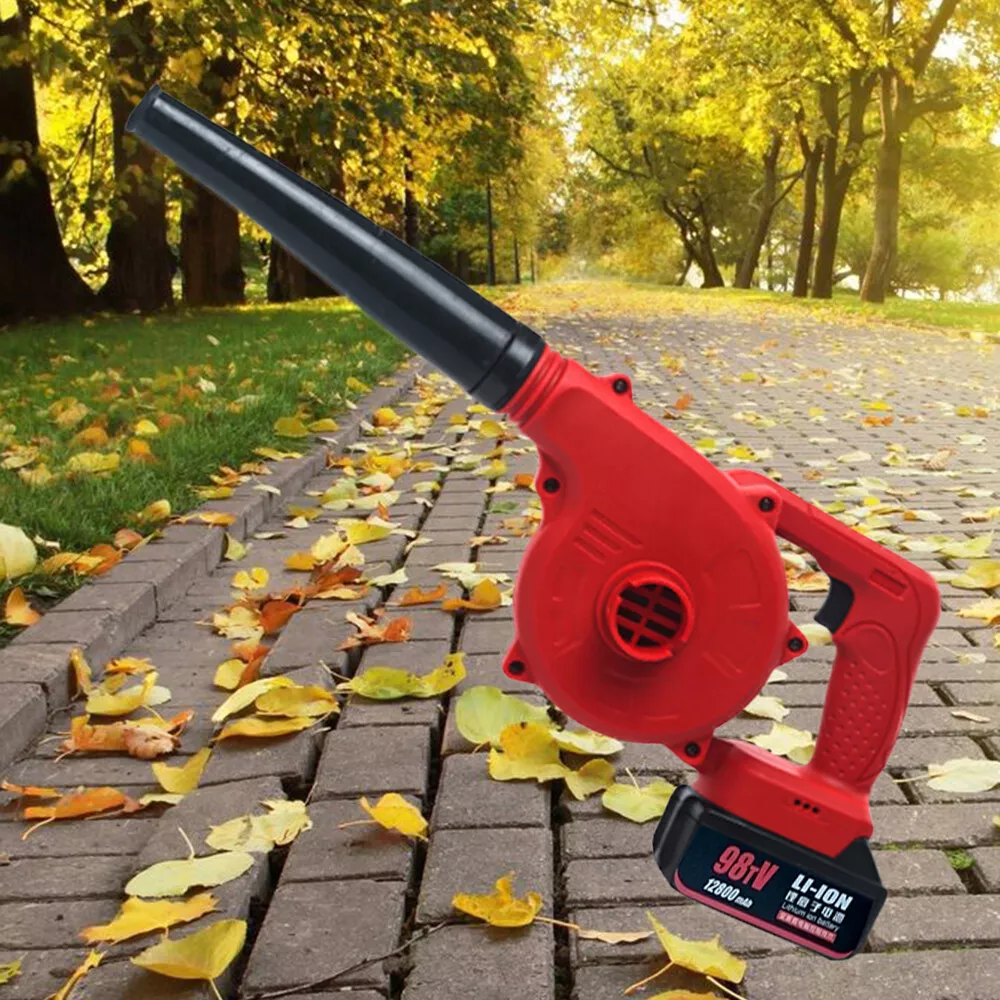 Mini Cordless Leaf Blower Handheld Sweeper Air Workshop Blow